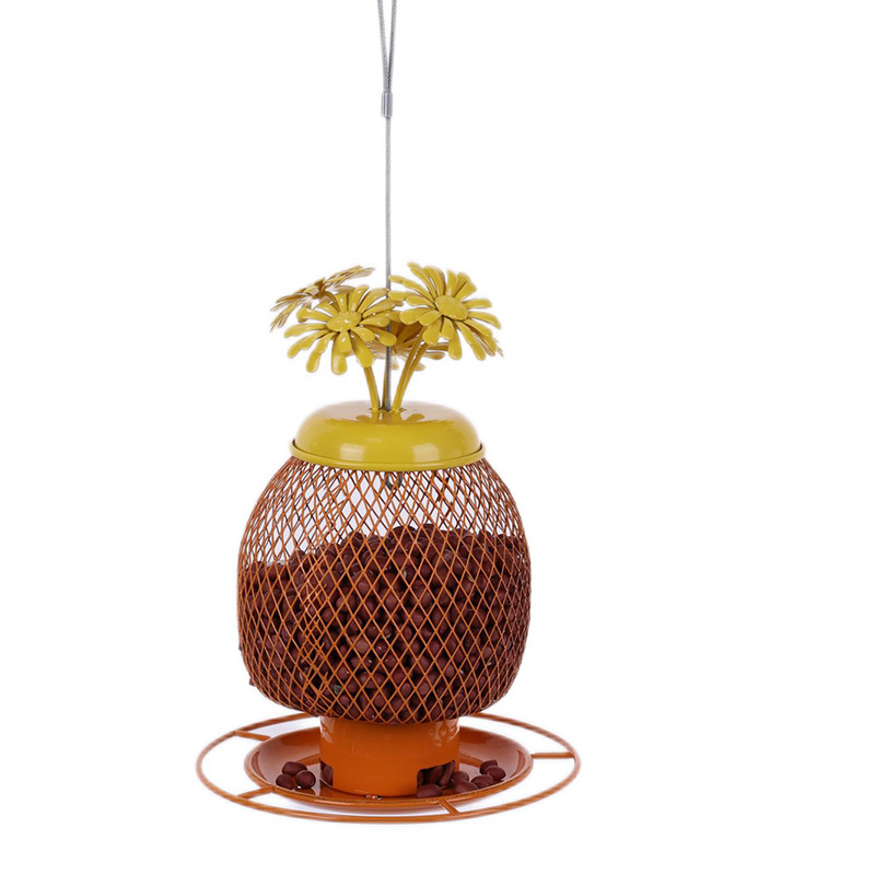 Eco-Friendly Personalized Unique Carbon Steel Bird Feeder for Backyards
